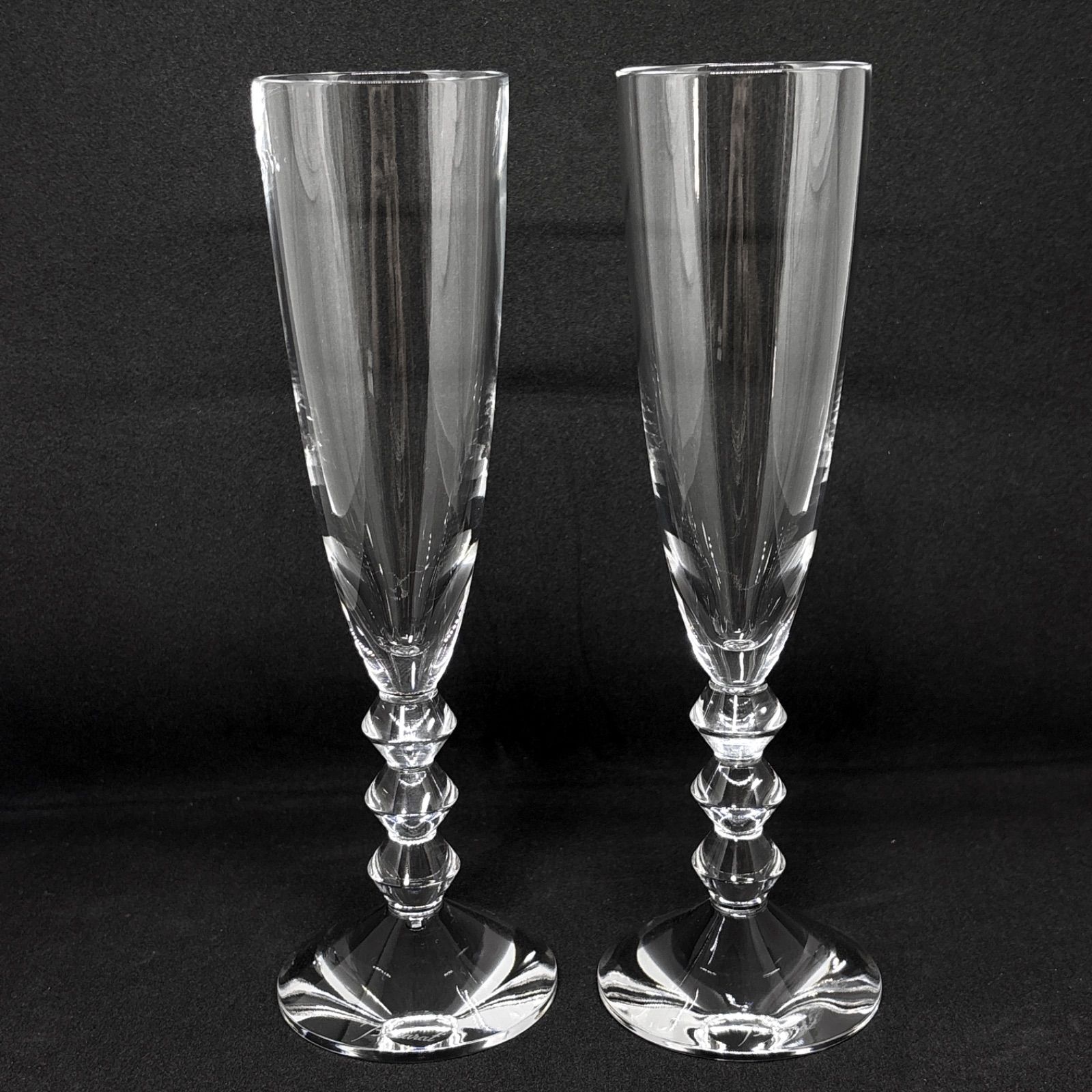 き Baccarat バカラ VEGA ベガ シャンパングラス グラス 6客セット セット クリスタル クリア フルート シャンパン 食器 ガラス パーティー