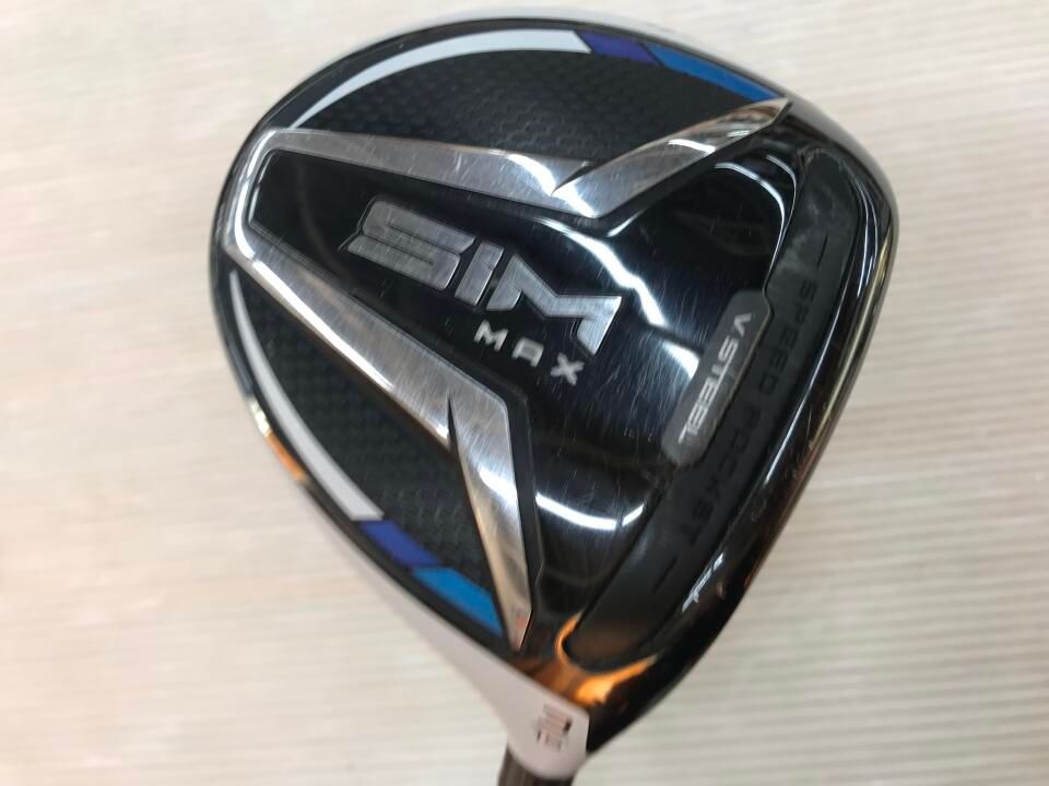 テーラーメイド SIM MAX 15度 VENTUS BLUE FW 6 US Sフレックス フェアウェイウッド 最短