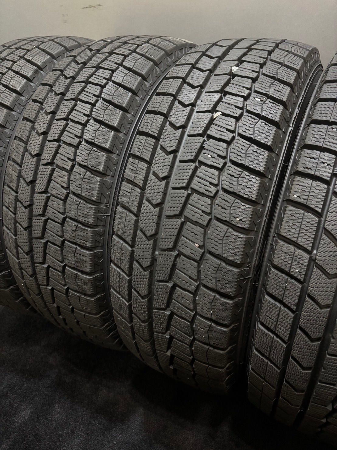 185 65 R 14 DUNLOP WINTER MAXX WM 02 21年製 スタッドレス 4本 ダンロップ ウィンターマックス ポルテ シエンタ フィット 3 L 24