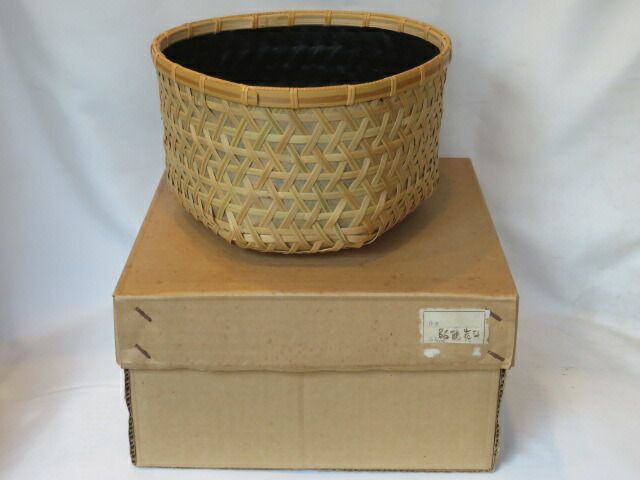 十二月 特売品 お稽古用 利休好 鱗籠炭斗 風炉用 税込