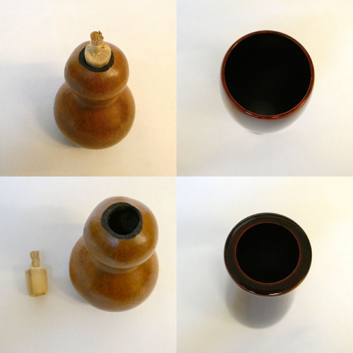 年末特売品】竹全作 御所籠 上芋茶杓と皆具添 セット 茶道具【中古 美