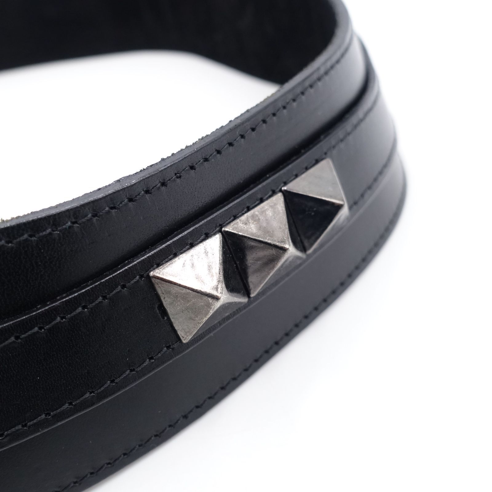 alice auaa スタッズレザーオーバーベルト 黒 ブラック ロリィタ