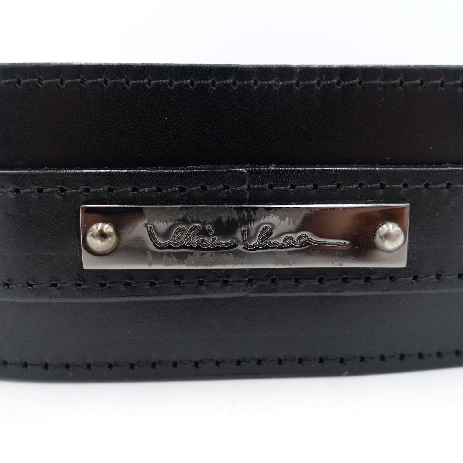 alice auaa スタッズレザーオーバーベルト 黒 ブラック ロリィタ