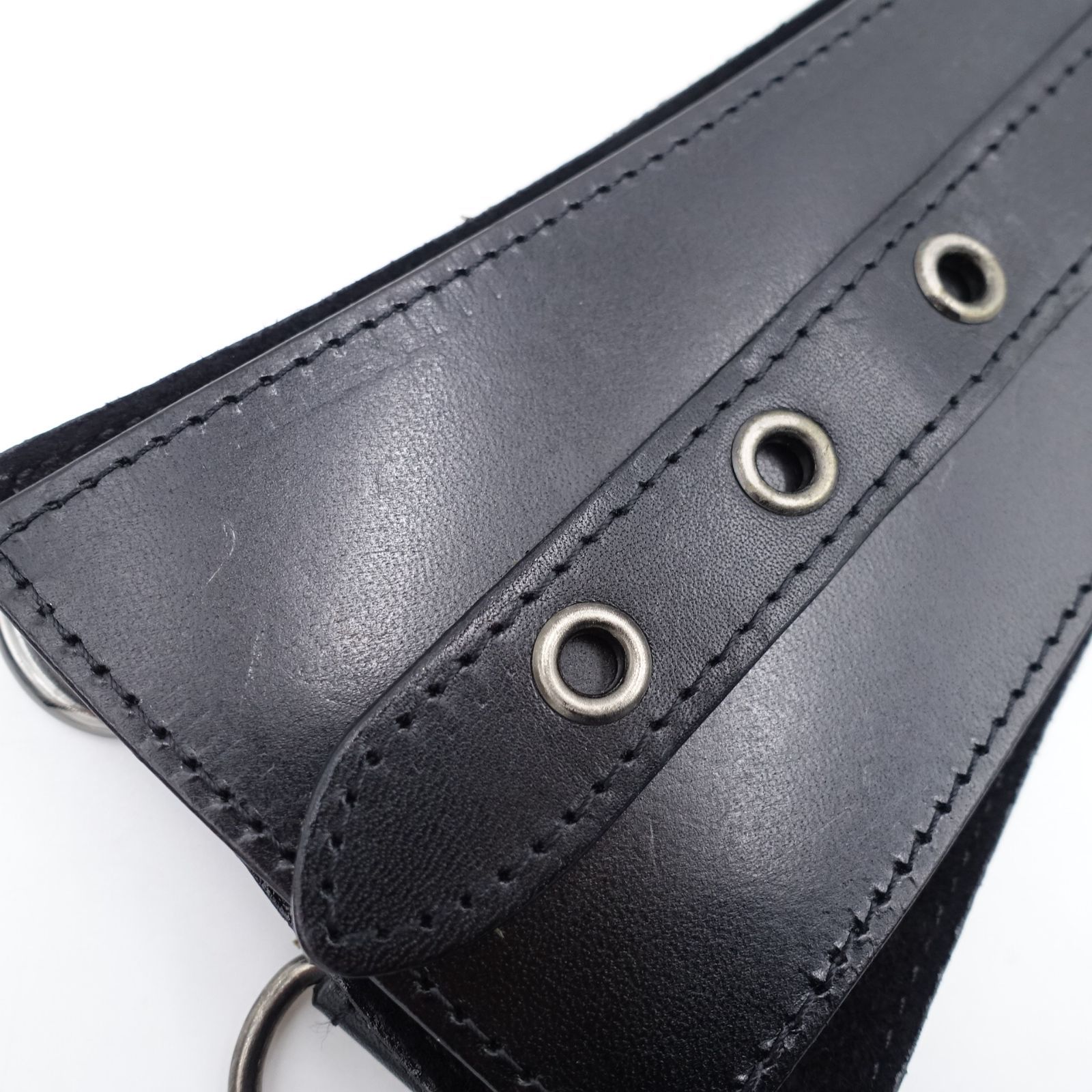 alice auaa スタッズレザーオーバーベルト 黒 ブラック ロリィタ