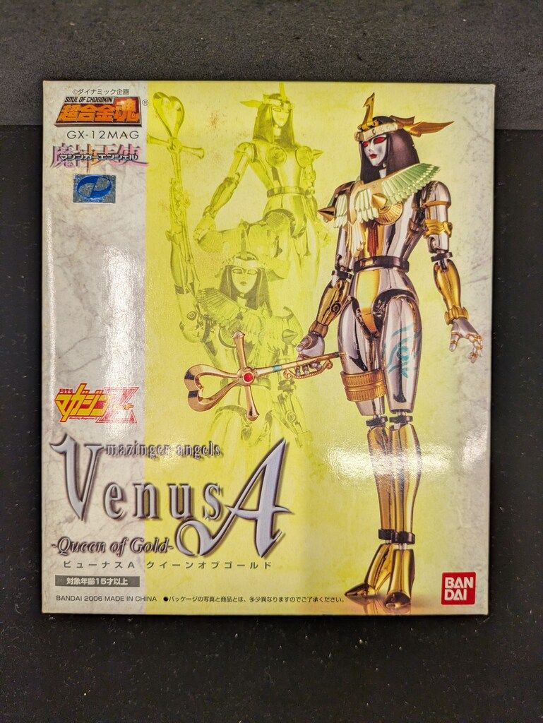 超合金魂 ビューナスＡ クイーンオブゴールド 新品未開封品 バンダイ 超合金魂 ビューナスA クイーンオブゴールド/マガジンZ誌上