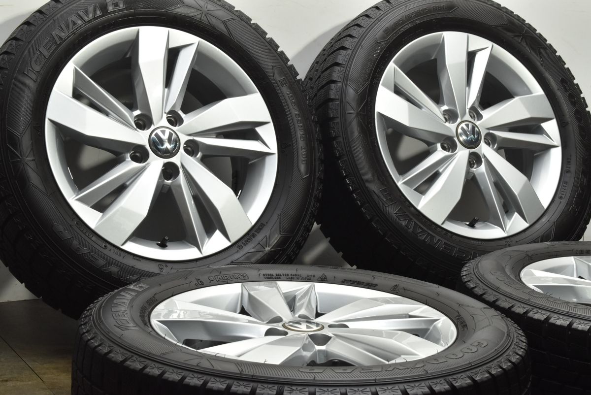 フォルクスワーゲン ポロ 15 in 5 J 40 PCD 100 グッドイヤー アイスナビ6 185 65 R 品番 ノーマル戻し