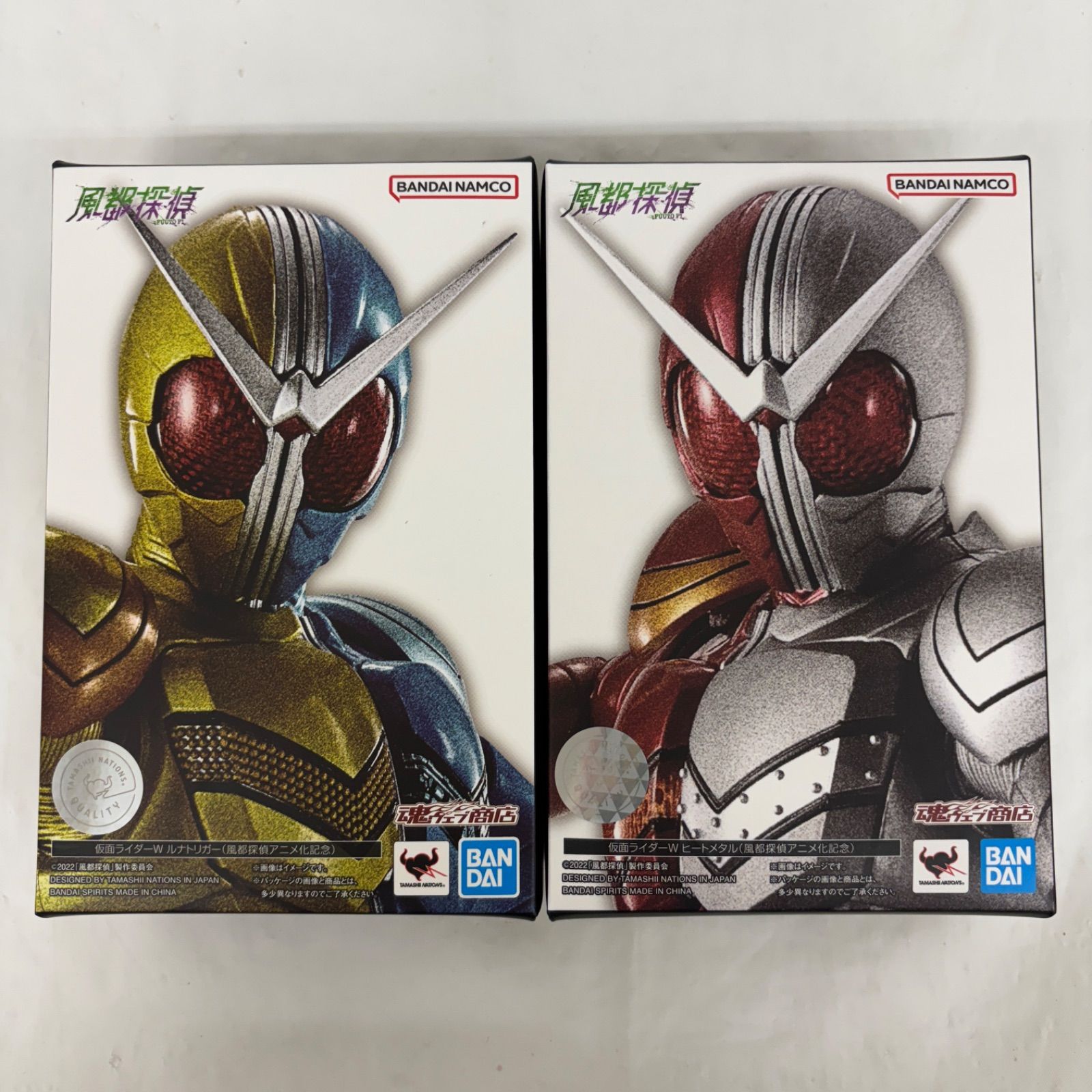 S.H.Figuarts 仮面ライダーW 風都探偵アニメ化記念 2種セット LFQ 305 f 098