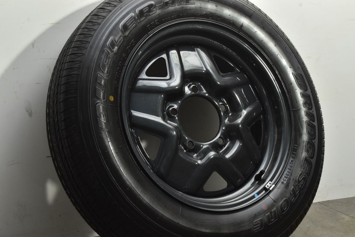 製 新車外し品 スズキ JB 64 ジムニー 16 in 5 J 22 PCD 139 7 ブリヂストン デューラー H L 852 175 80 R 1本販売