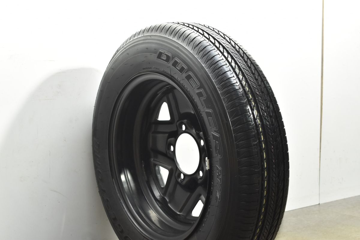  製 新車外し品 スズキ JB 64 ジムニー 16 in 5 J 22 PCD 139 7 ブリヂストン デューラー H L 852 175 80 R 1本販売 16インチ タイヤ ホイールセット