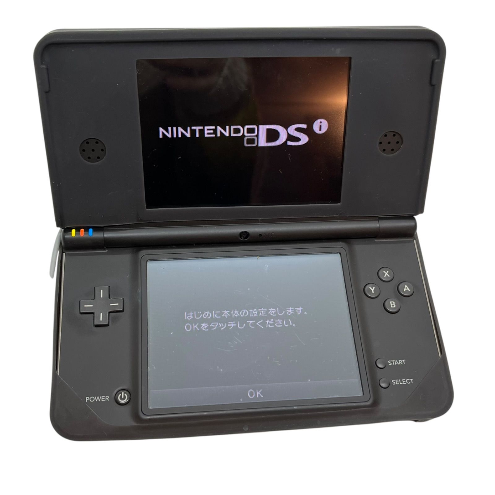 管2512-32】通電確認済☆任天堂 Nintendo DSi LL ダークブラウン 本体