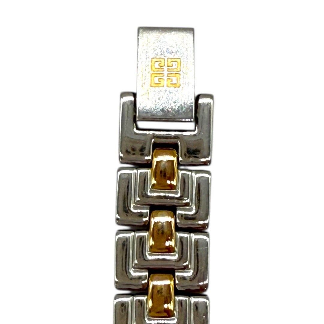 ジバンシー 腕時計 スクエア SS シルバー ゴールド コンビ ブレス 