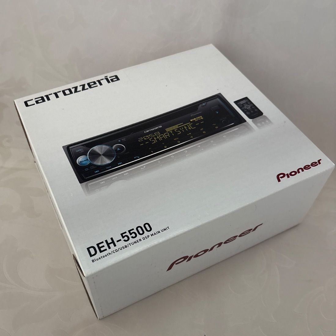 新品 Pioneer カーオーディオ DEH-5500 1D CD Bluetooth USB iPod