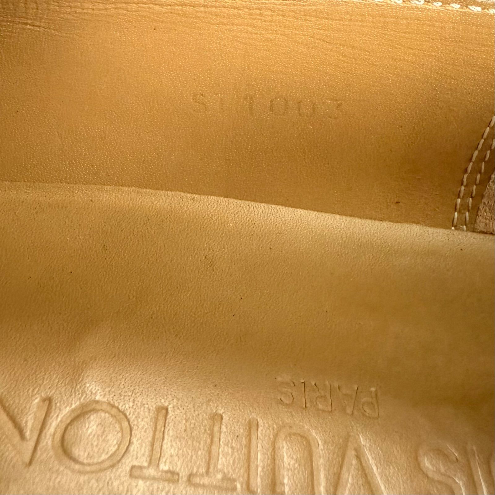 LOUIS VUITTON ルイヴィトン ダミエ ロゴ レザー ペニーローファー 6