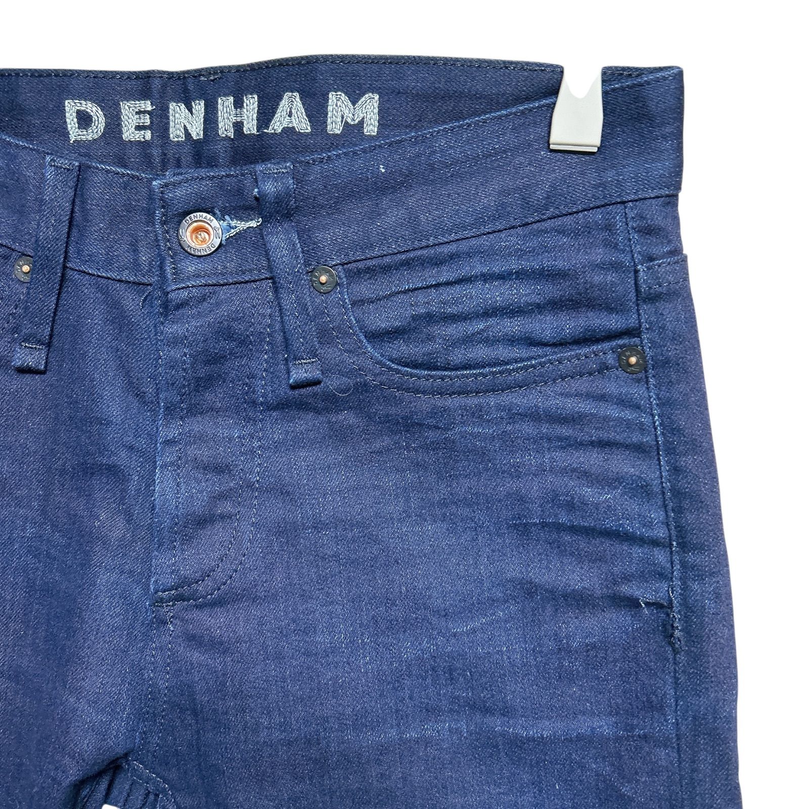 美品 【DENHAM】RAZOR SLIM FIT W27 デンハム レイザー 濃紺 