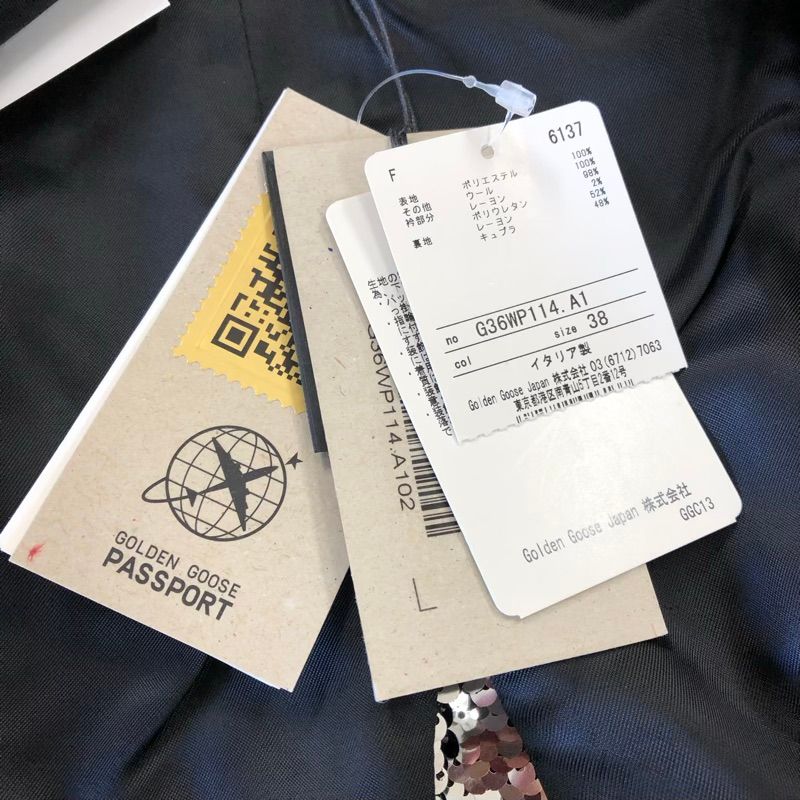 ジャケット 総スパンコール