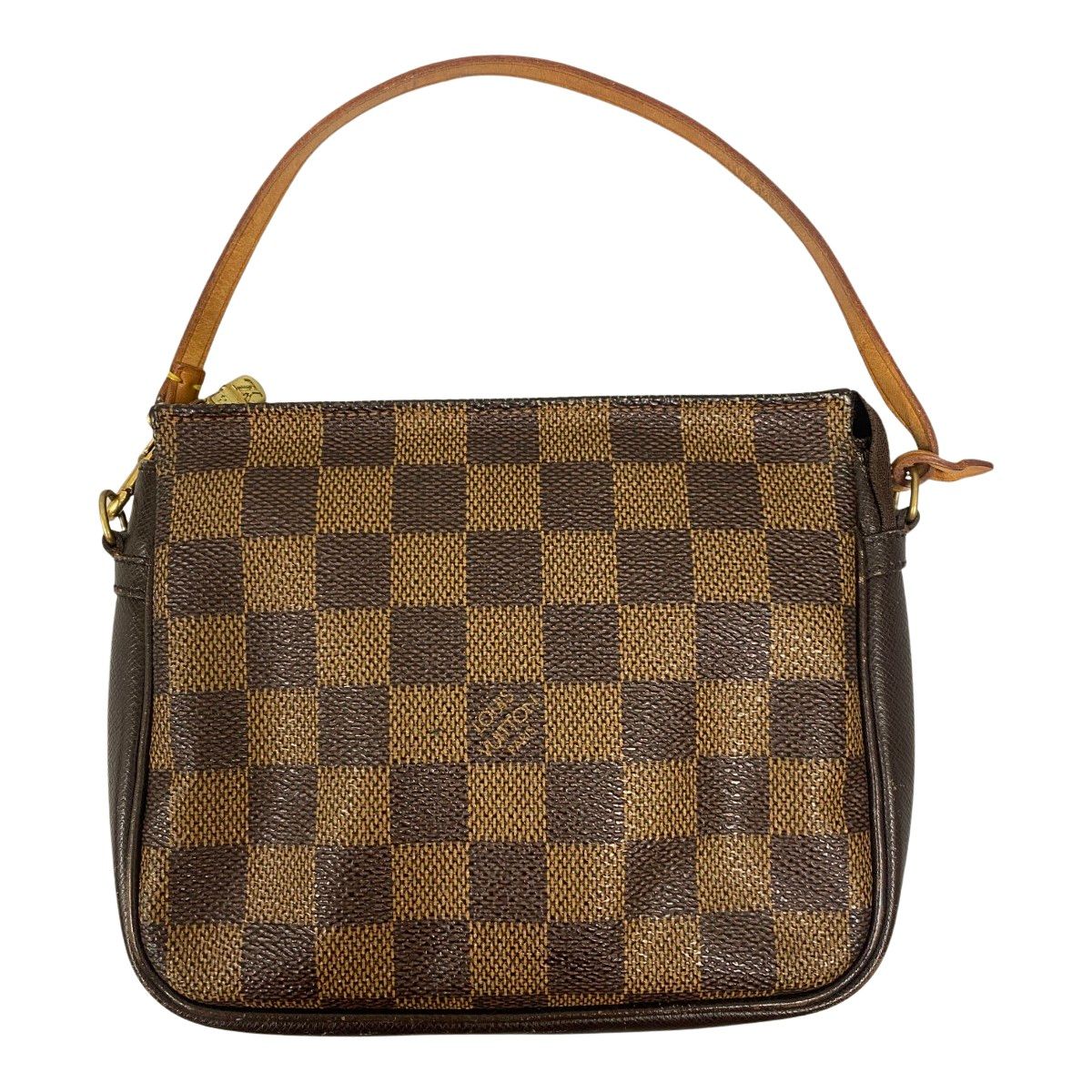 LOUIS VUITTON ルイヴィトン ダミエ トゥルースメイクアップ ポーチ 品 N 51982 ブラウン