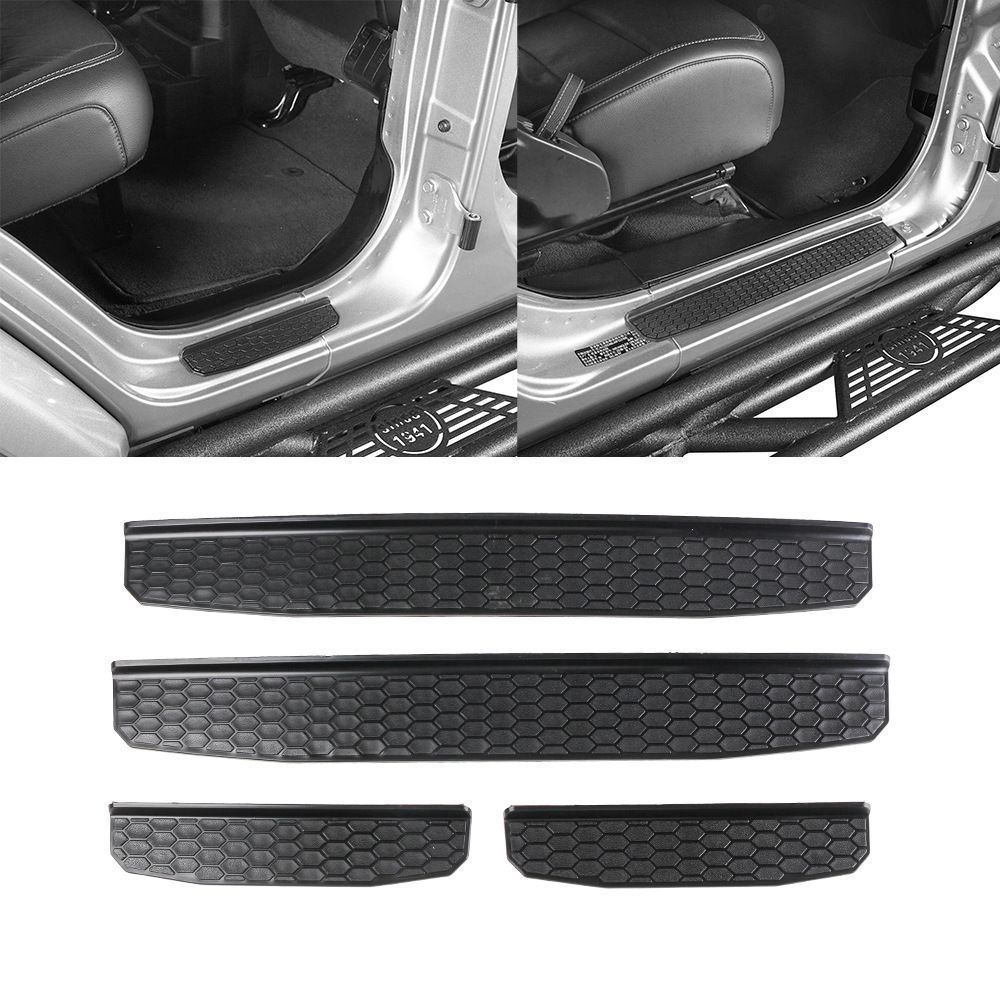 ジープ Wrangler JL用 ドアシルガード 保護カバー 改装パーツ