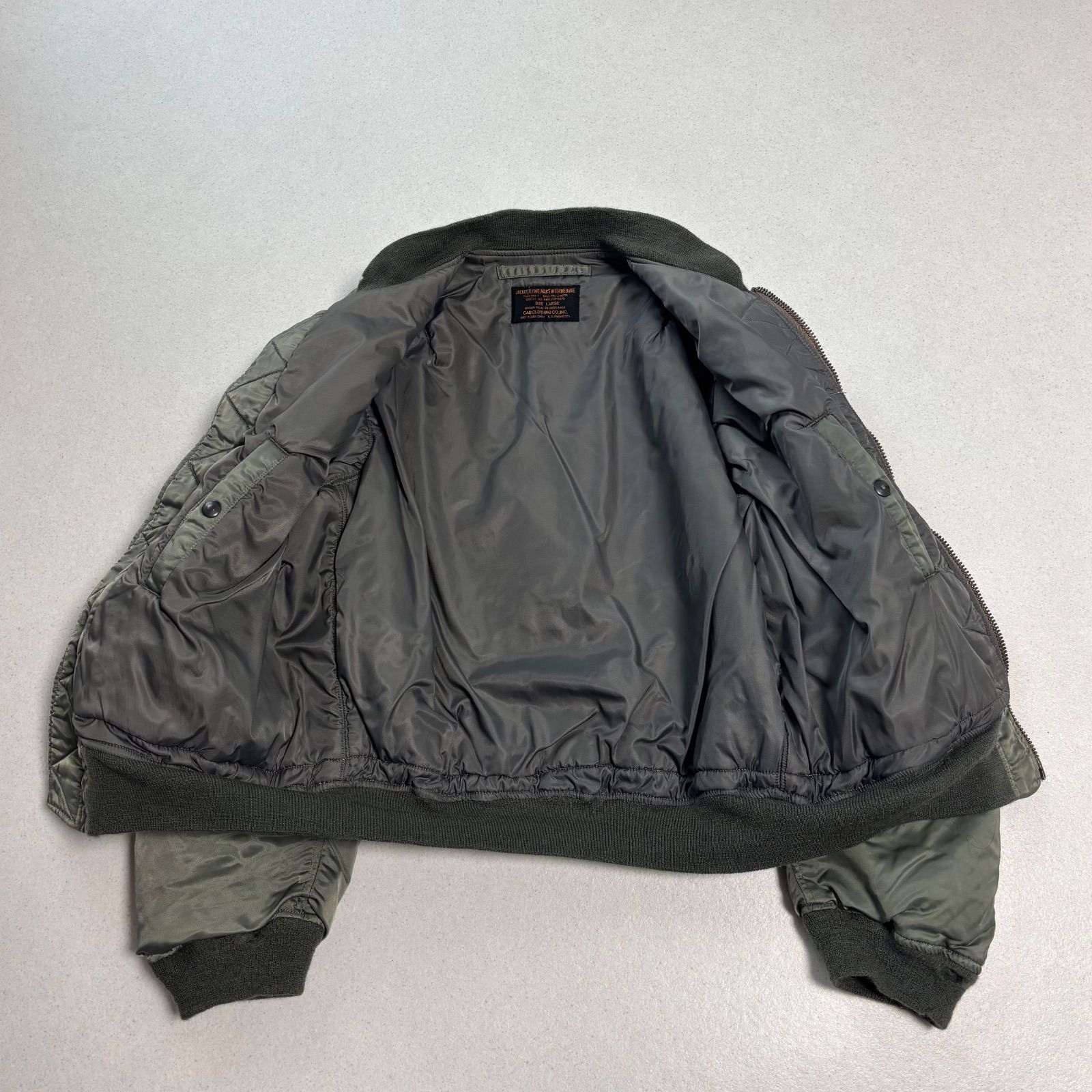 CAB CLOTHING flight jacket type B-15C ma1 ma-1 キャブクロージング