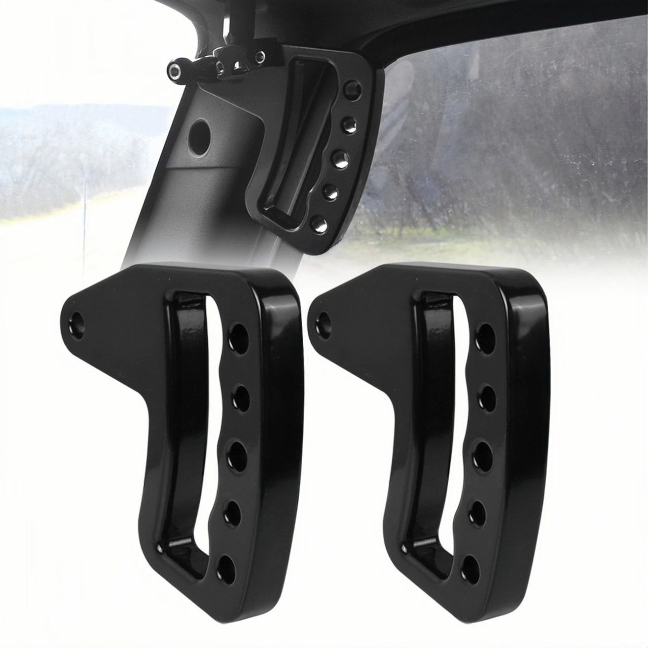 07 17ジープJK用アルミ製グラブハンドル前後セット改装パーツ