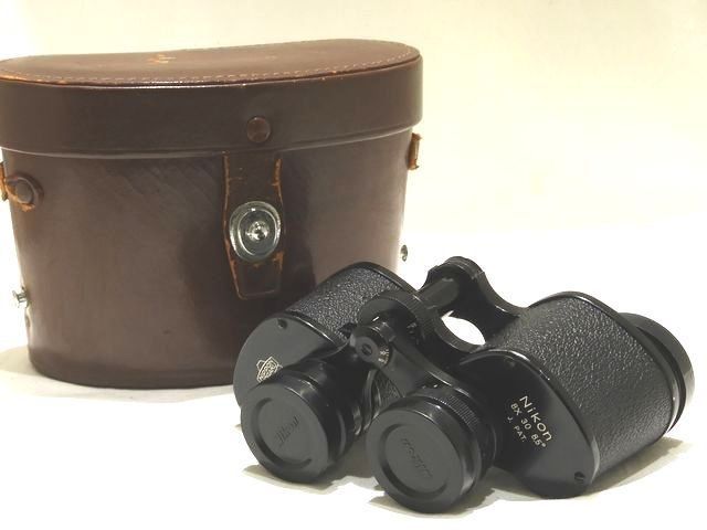 ヴィンテージ 双眼鏡 ニコン 8.5° ブラック Nikon NIPPON KOGAKU ケース付き 7 K