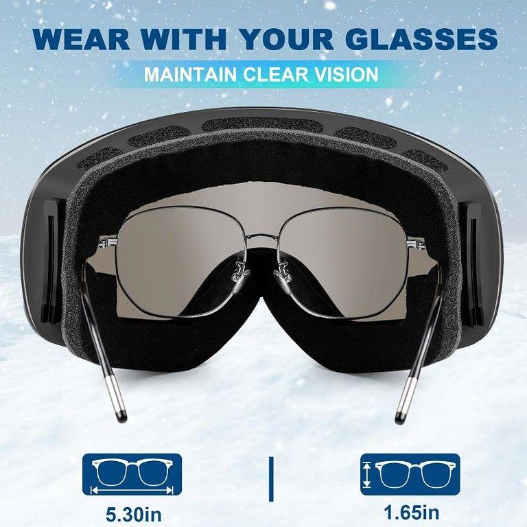 スキーゴーグル スノーボード ゴーグル 大人用 防曇 UVカット スノーモービル スケート 男女兼用 ユース 傷防止レンズ採用