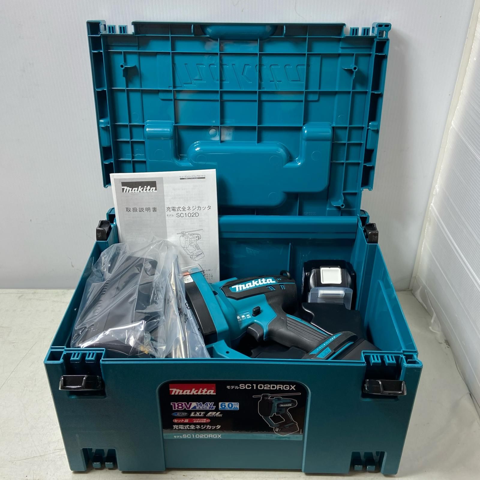 ΦΦMAKITA マキタ 全ネジカッタ 18 v ♥品 S 付属品完備 ブルー