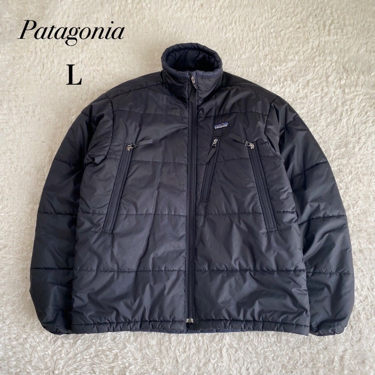 美品！00s Patagonia パタゴニア パフジャケット ブラック サイズL