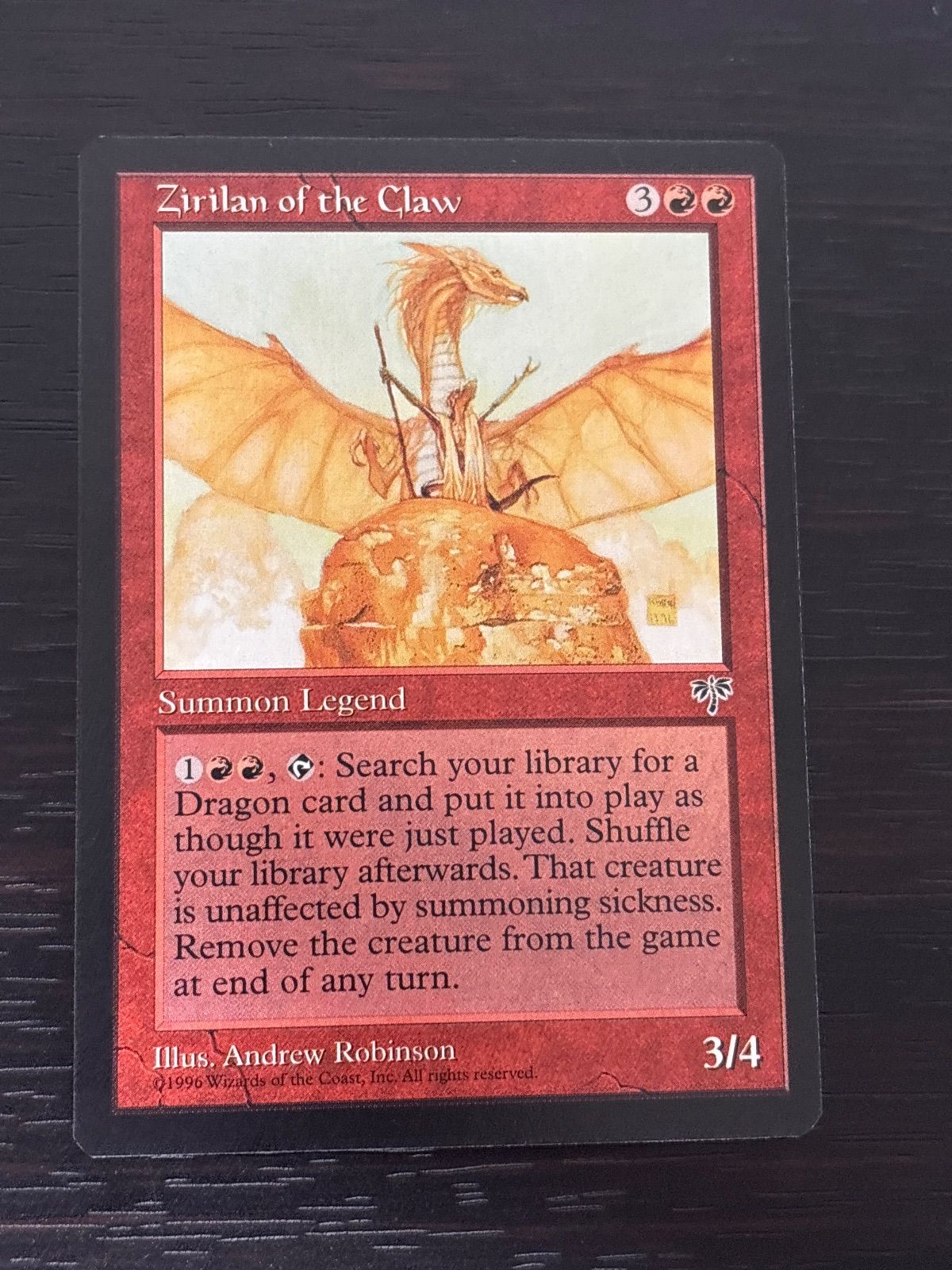 nv5 116 鉤爪のジィーリィーラン/Zirilan of the Claw MIR 英語版 EN