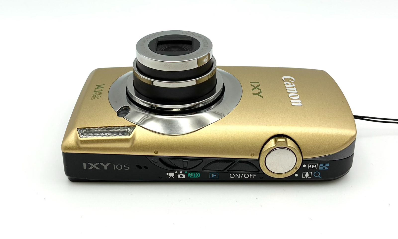 極美品 完動品】付属品完品 Canon デジタルカメラ IXY 10S ゴールド