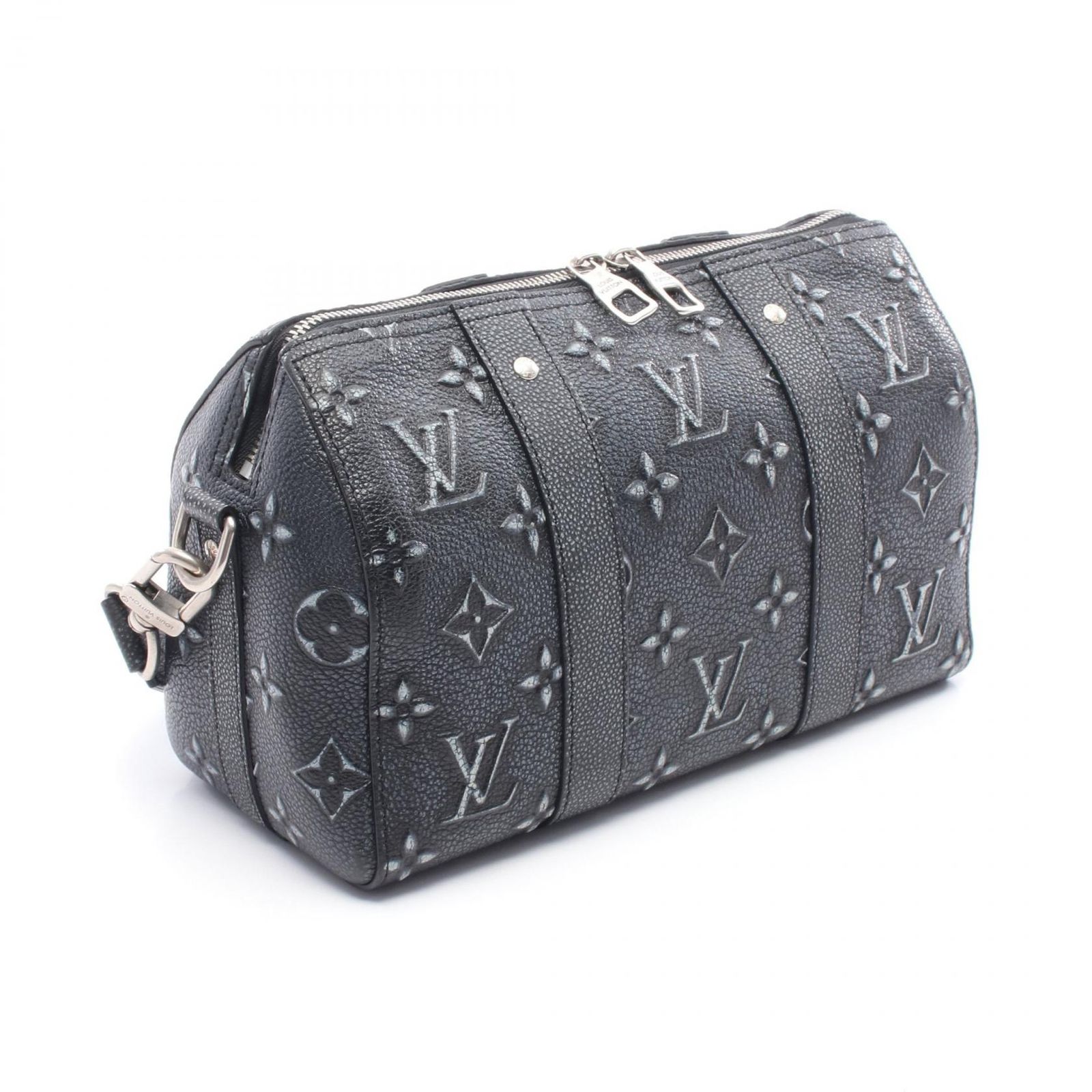 LOUIS VUITTON ルイ ヴィトン シティ キーポル チャコール ショルダーバッグ