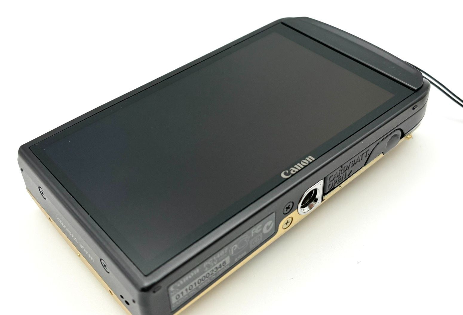 極美品 完動品】付属品完品 Canon デジタルカメラ IXY 10S ゴールド