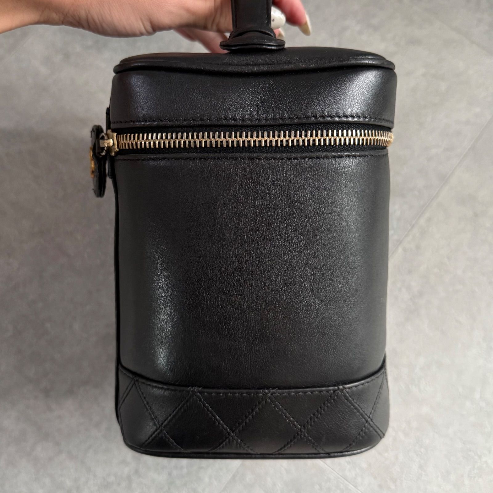 CHANEL シャネル ビコローレ ココマーク バニティバック ブラック