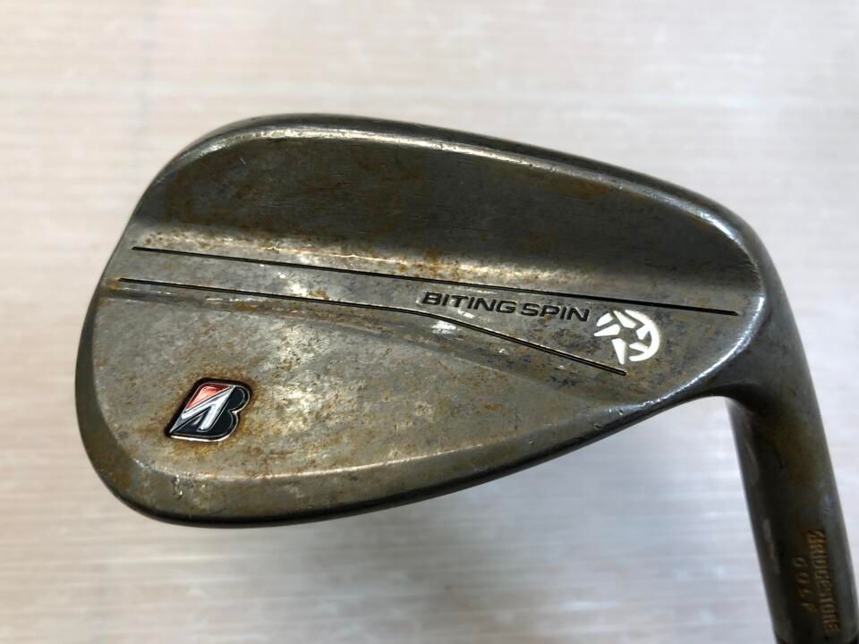 ブリヂストン BITING SPIN ノーメッキ 50度 ダイナミックゴールド HT S 200フレックス ウェッジ 最短