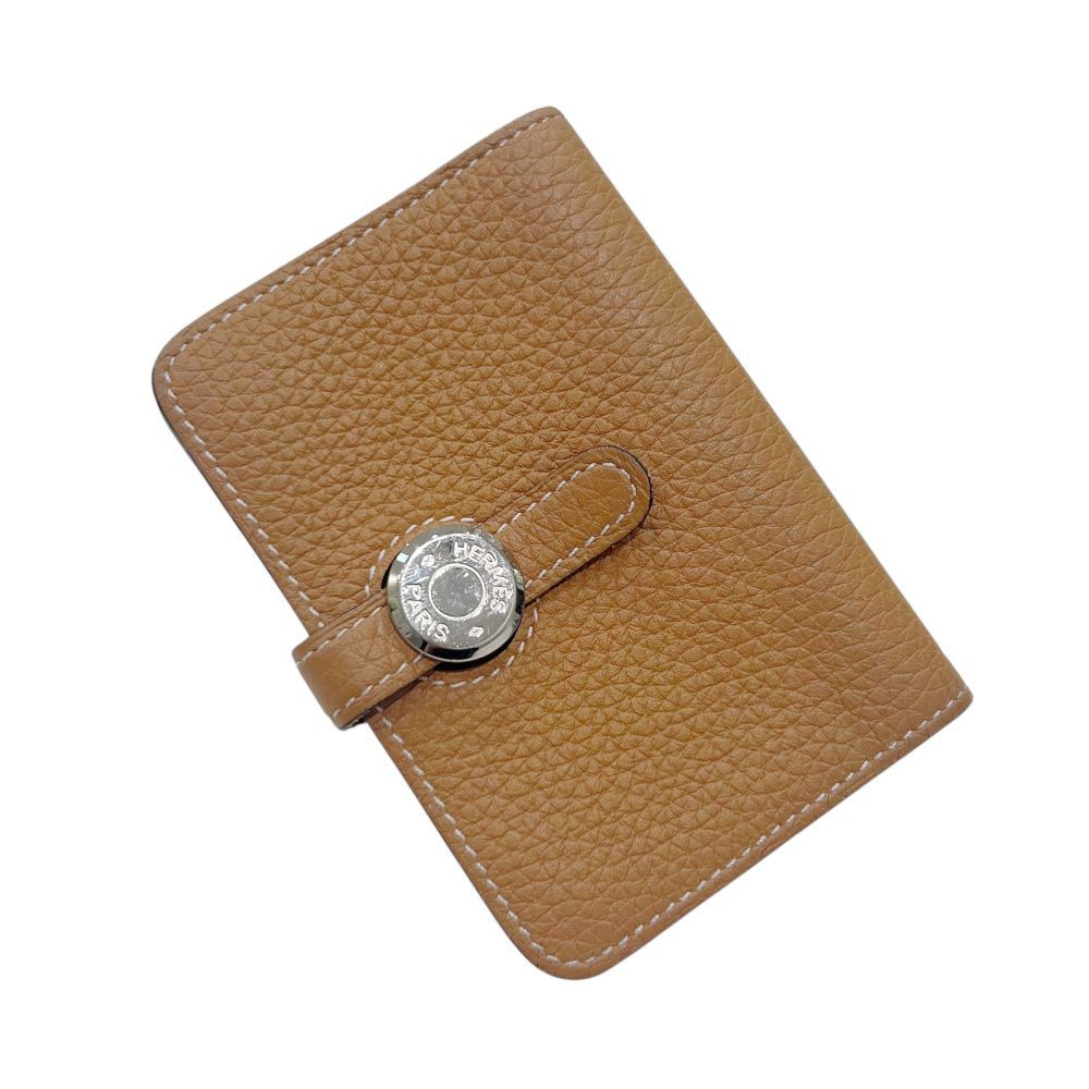 HERMES パスポートケース　トゴ　ドゴン　希少　レア HERMES エルメス ドゴン カードケース トゴ C刻印 2018年 ゴールド