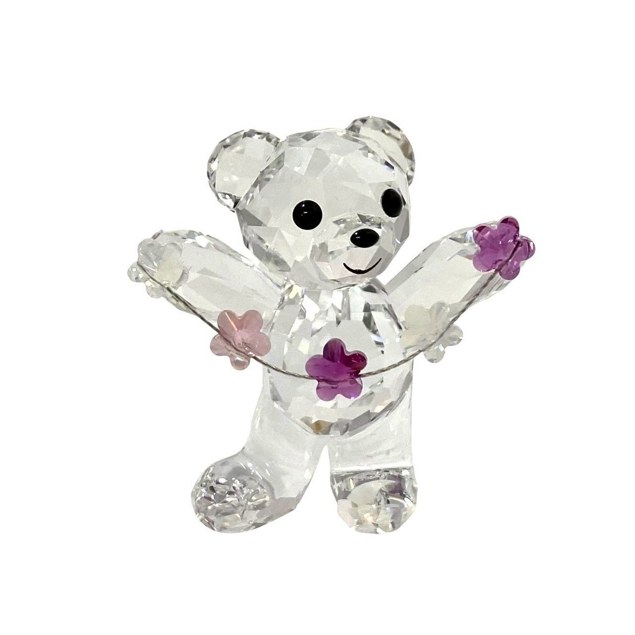 Y【SWAROVSKI】クリスベア フラワー フォー ユー 花をあなたに