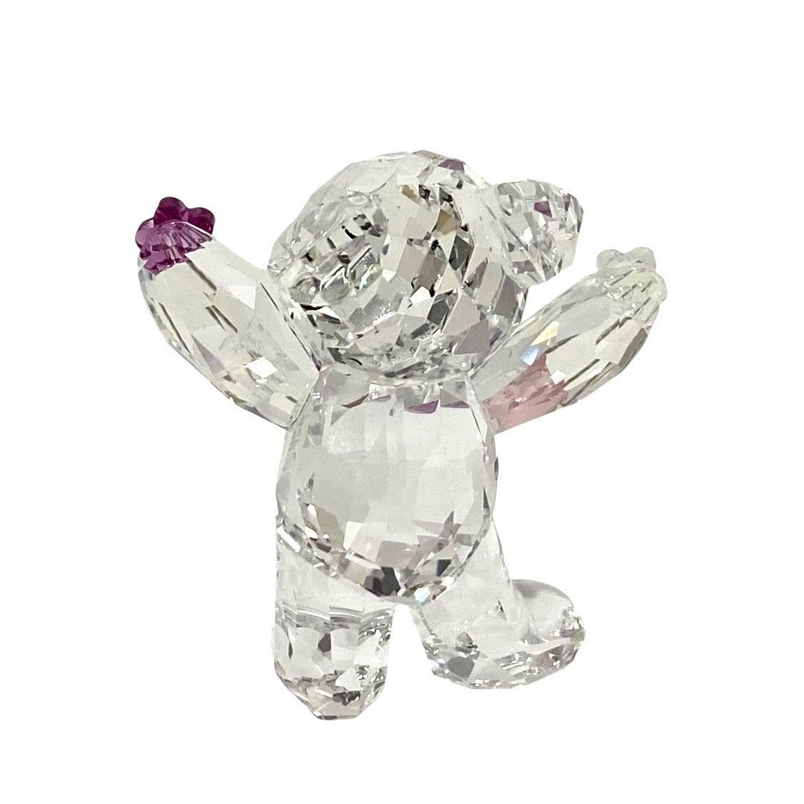 Y【SWAROVSKI】クリスベア フラワー フォー ユー 花をあなたに