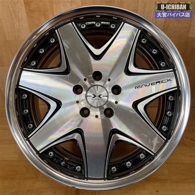 マーベリック 107 D 7 5 J 18インチ 40 H 114 3 SL ホイールのみ 4本 セット 絶版 ヤリスクロス カローラクロス 等 004