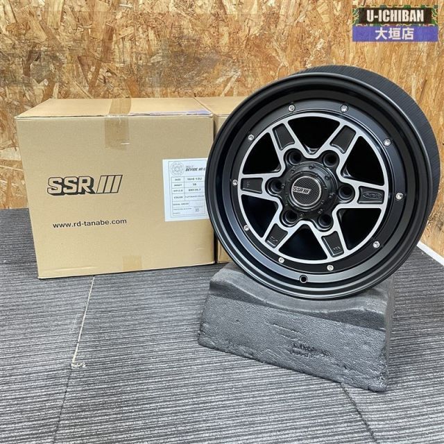 アウトレット SSR ディバイドMK 6 16インチ 5 J 38 H 139 ホイール4本 フラットBKポリッシュ ハイエース 002