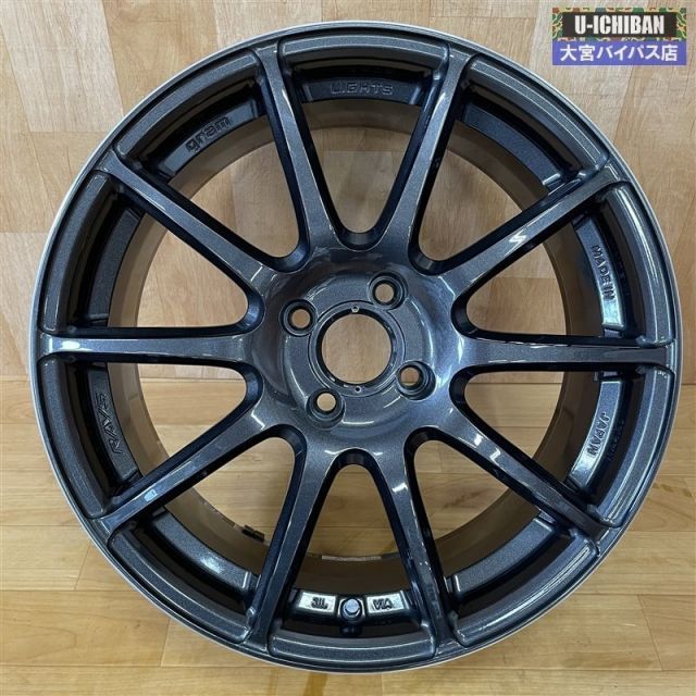 RAYS グラムライツ 57トランセンド H 8 7 0 J 17インチ 42 4 100 ホイールのみ 4本 セット ノート E 12 アクア 10系 等 004