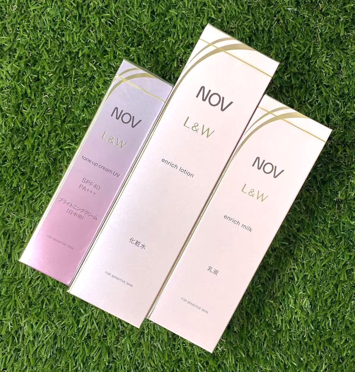 メルカリ便　ノブ　エンリッチローション　ミルク　セット売り 特典つき】ノブ NOV L＆W エンリッチローション＆エンリッチミルク