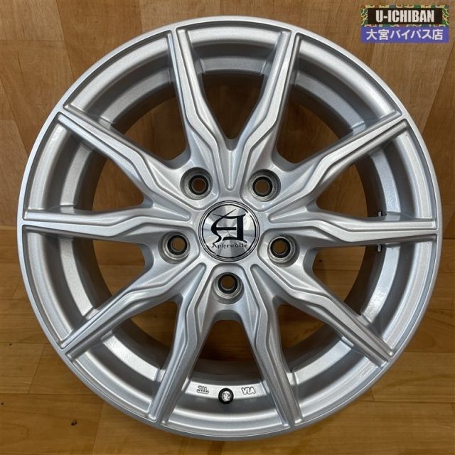 Aphrodite 6 0 J 15インチ 45 5 H 114 3 ホイールのみ 4本 セット スタッドレス用にも セレナ C 26 27系 プレミオ 等 004