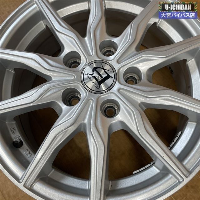  Aphrodite 6 0 J 15インチ 45 5 H 114 3 ホイールのみ 4本 セット スタッドレス用にも セレナ C 26 27系 プレミオ 等 004 15インチ ホイール
