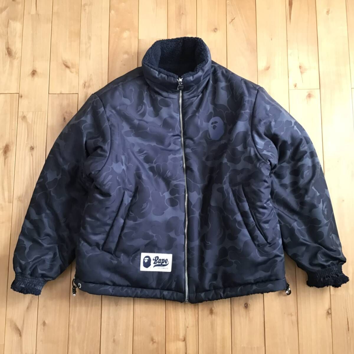 ☆リバーシブル☆ BAPE CAMO フリースジャケット Mサイズ a bathing 