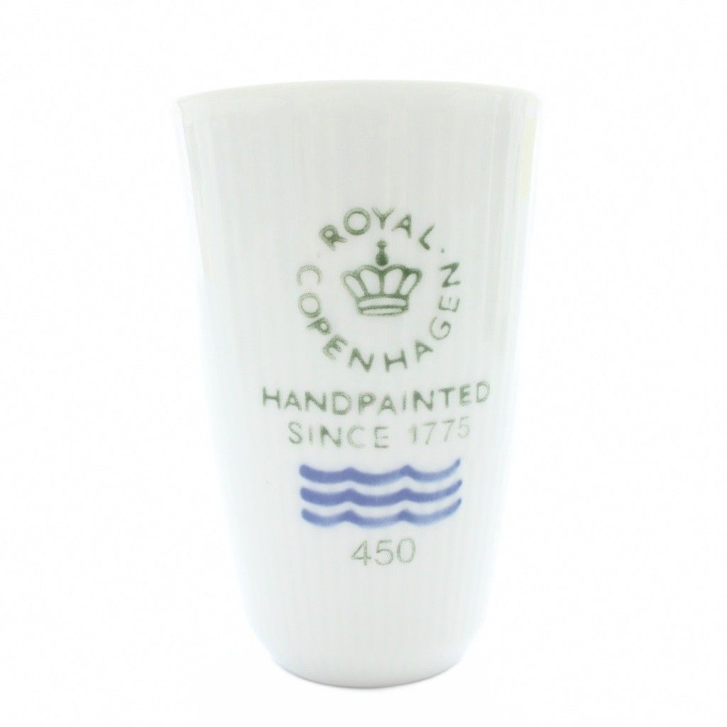 ロイヤルコペンハーゲン ROYAL フルーテッド シグネチャー タンブラー コップ 食器 セット ロゴ 白 ホワイト 緑 グリーン XZ GY 18