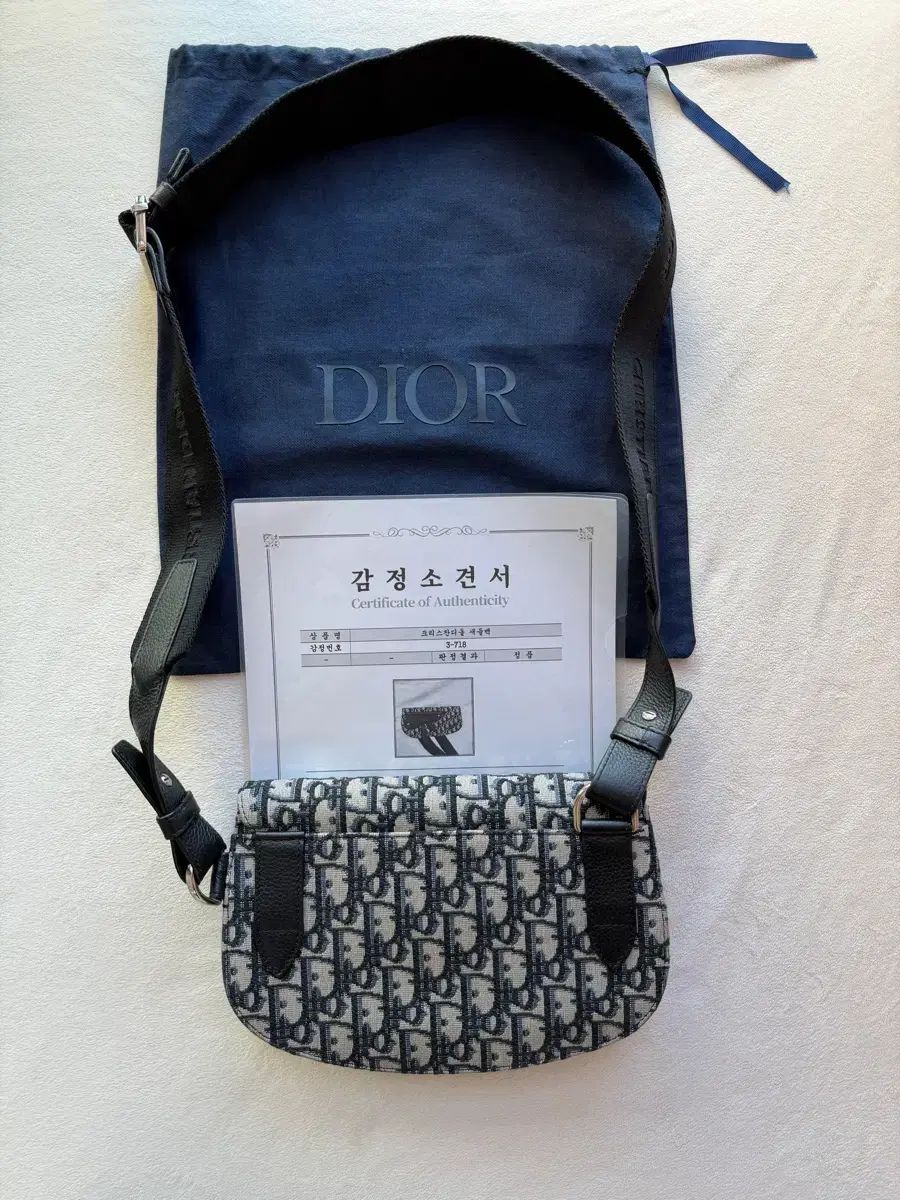 ディオール オブリーク サドル ポーチ クロスバッグ