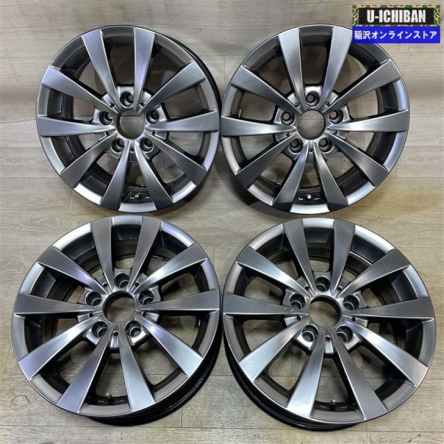 BMW E 90 3シリーズ 等 MOTEC GLEN 7 16 35 5 H 120 16インチ ホイール 4本セット 009 k