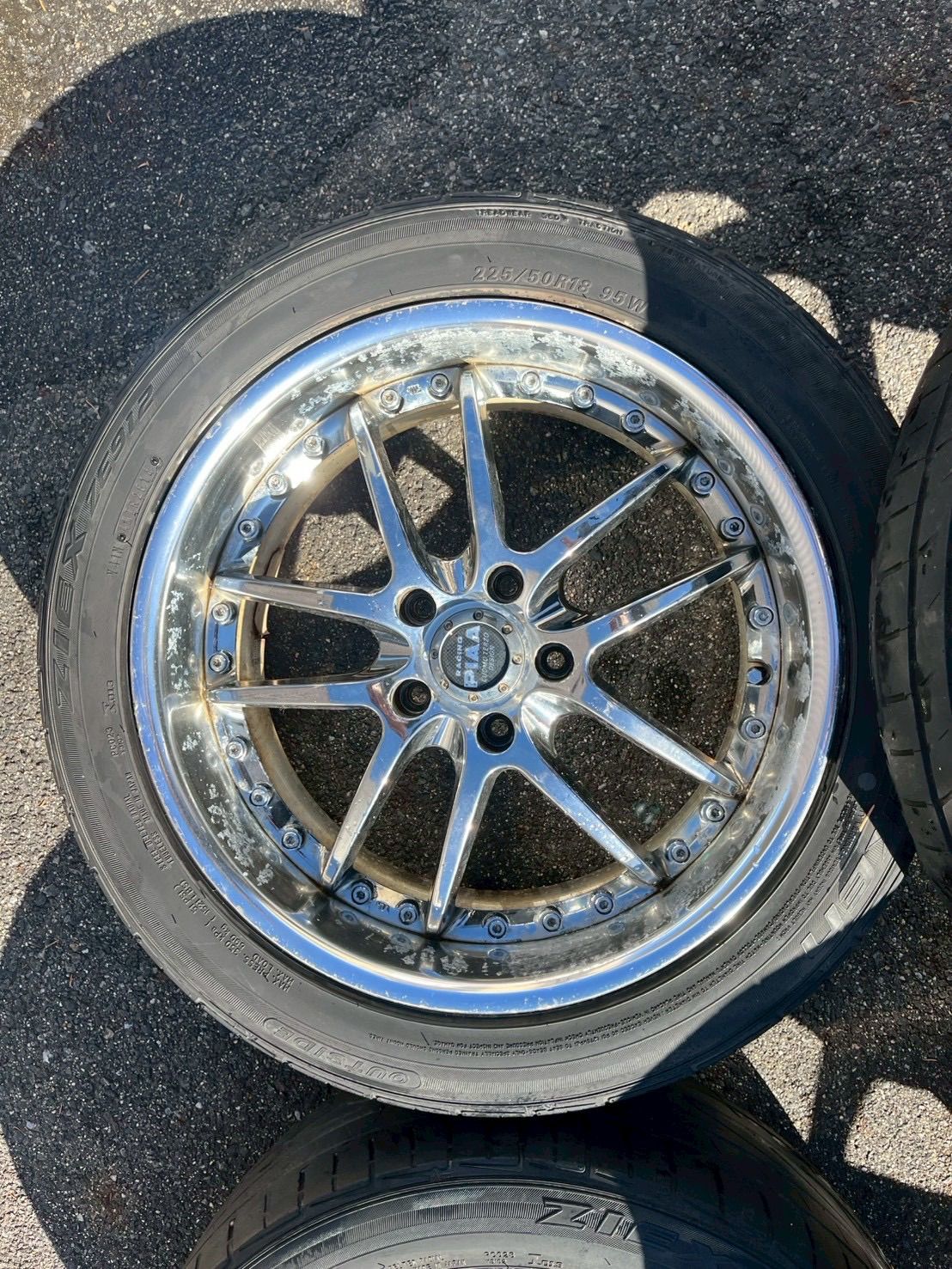 2511 140 1 絶版 深リム PIAA ピア super rozza 18インチ 8 J 40 PCD 114 3 5穴 5 H ホイール