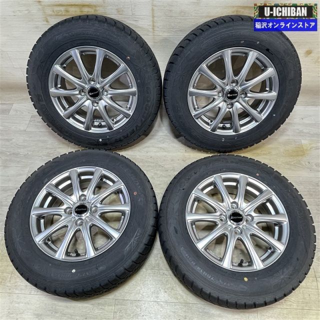 ヤリス アクア等 エクスター 5 14 38 4 H 100 2020年製 グッドイヤー アイスナビ6 175 70 R 14インチ スタッドレス 4本セット 792286 009 k