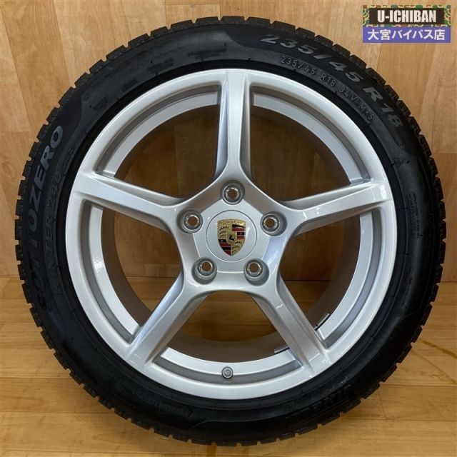ポルシェ 8 0 J 18インチ 57 9 5 49 H 130 amp Pi SOTTO ZERO 235 45 R 18 265 スタッドレス 4本セット ケイマン 等 004