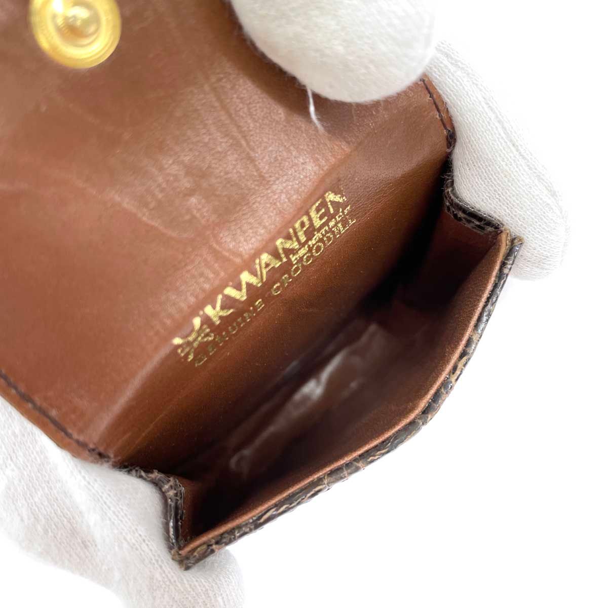 Kwan Pen Seng クワンペン コインケース クロコダイル/シャイニー加工